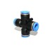 Pu Cross Pneumatic Union